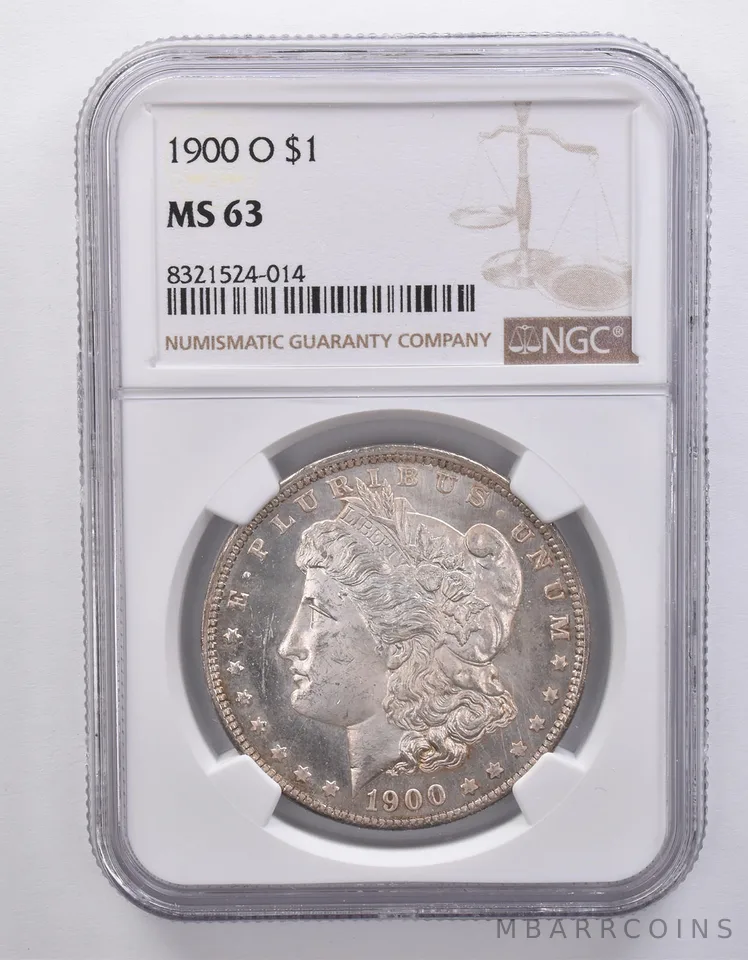 1900-O Morgan Silver Dollar MS63 NGC PQ Eye Appeal *7149