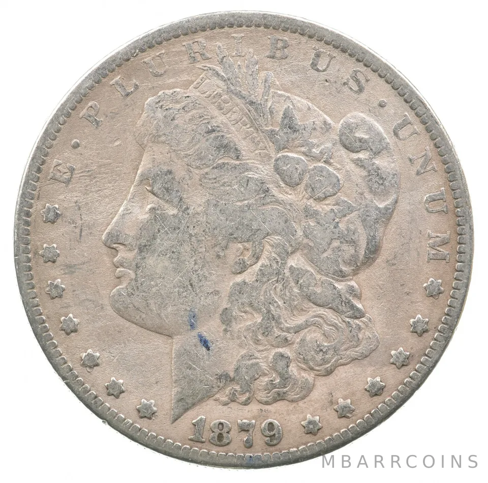1879-S Reverse REV 1878 78 Morgan Silver Dollar a6222