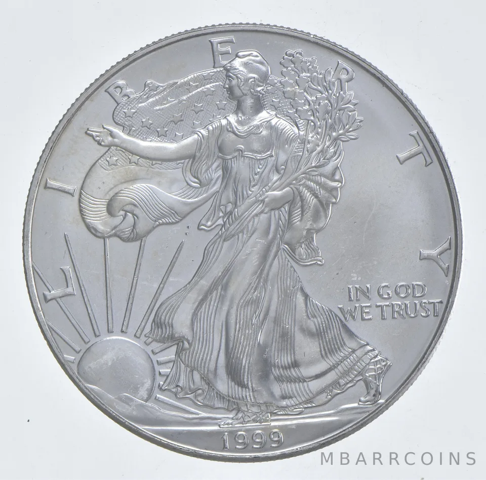 Better Date 1999 American Silver Eagle 1 Troy Oz .999 Fine Silver *198