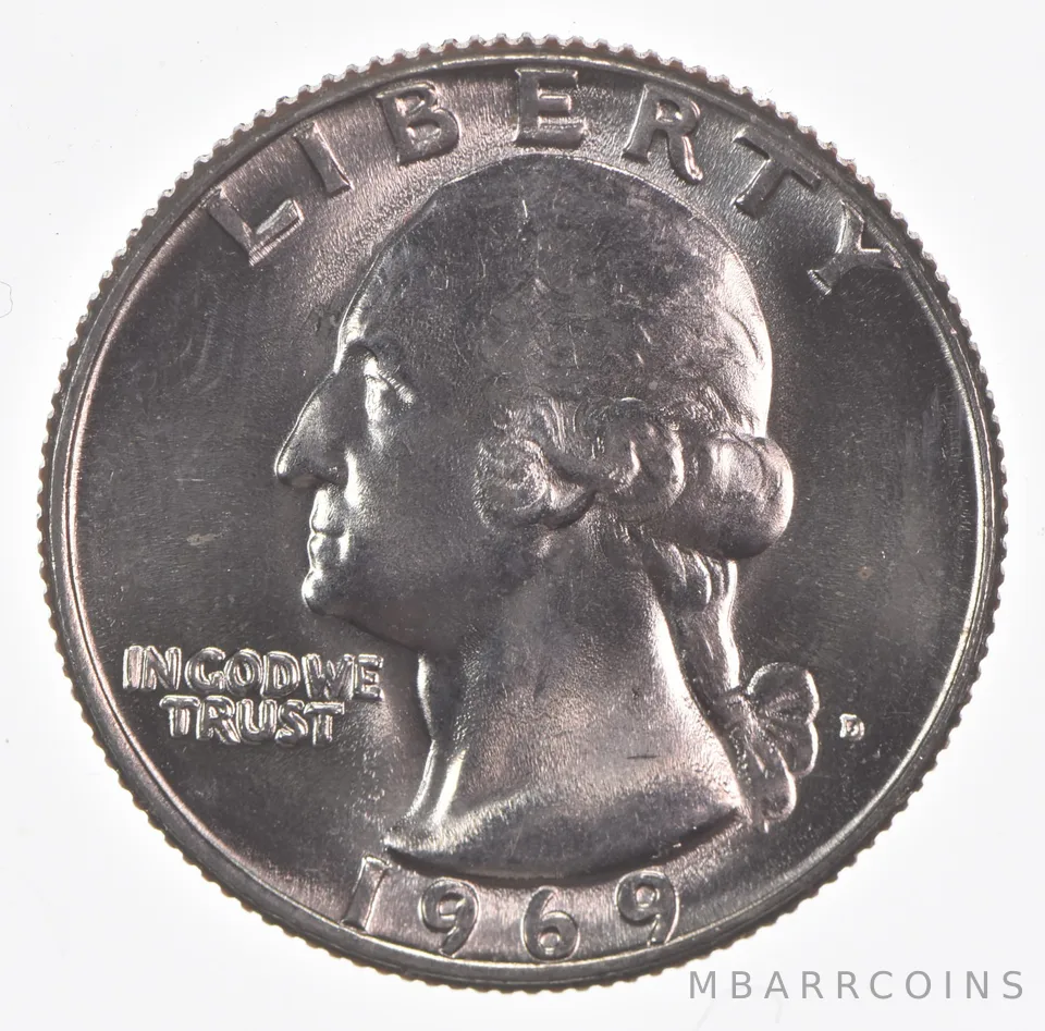 1969-D Washington Quarter Clad Unc