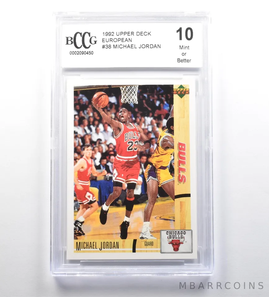 1992 Upper Deck European #38 Michael Jordan 10 Mint Or Better BCCG *7718
