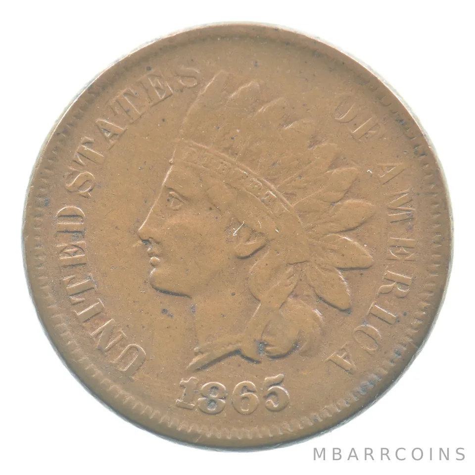 1865 Indian Head Cent *0268