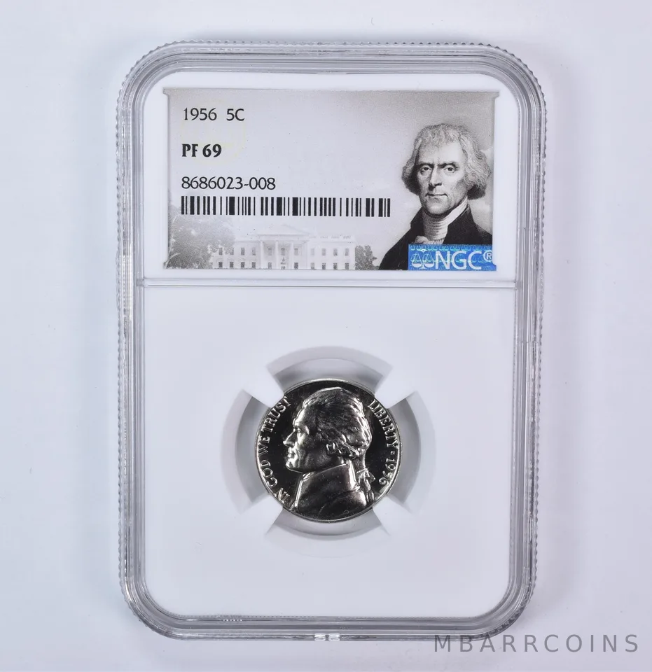 1956 Jefferson Nickel PF69 NGC Special Label