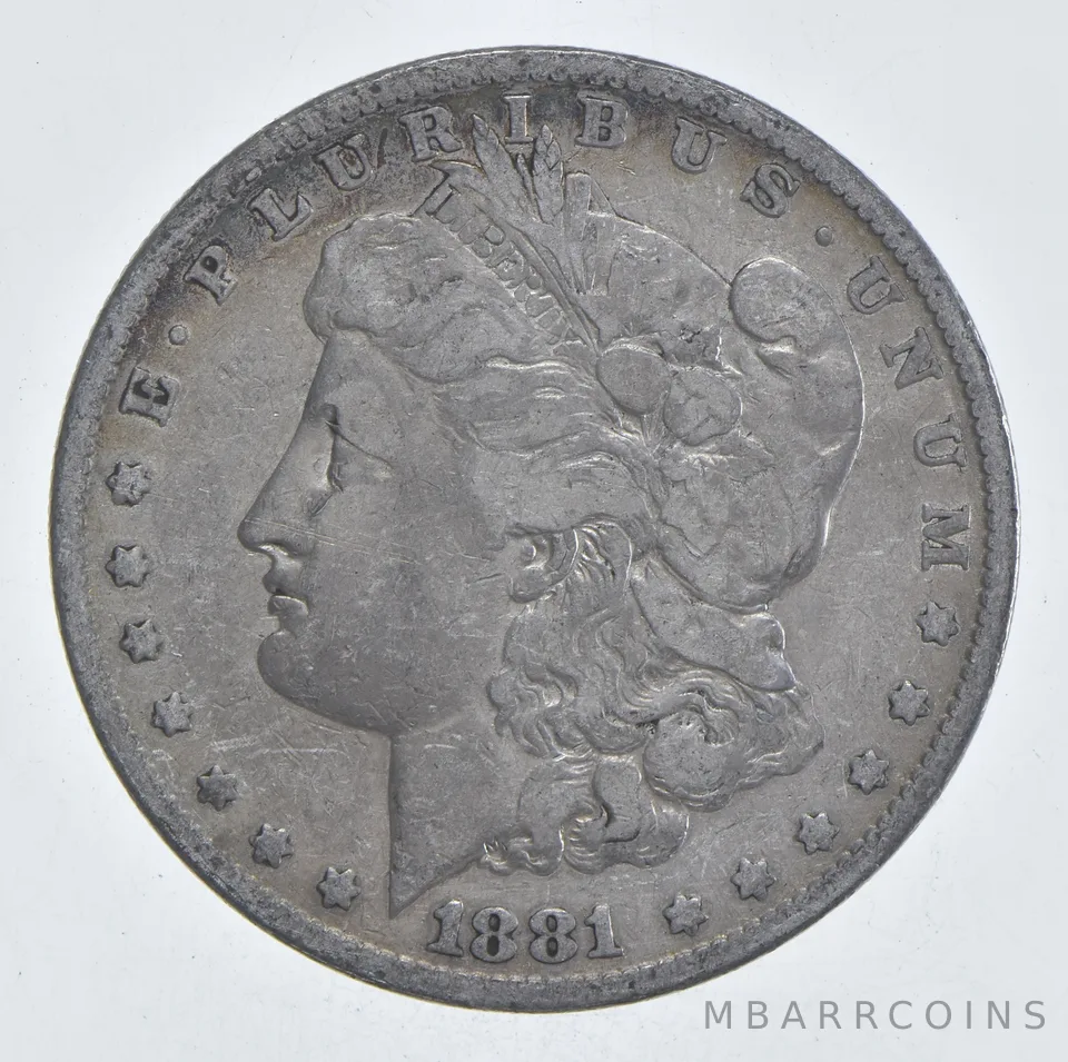 Early - 1881 Morgan Silver Dollar - 90% US Coin *944