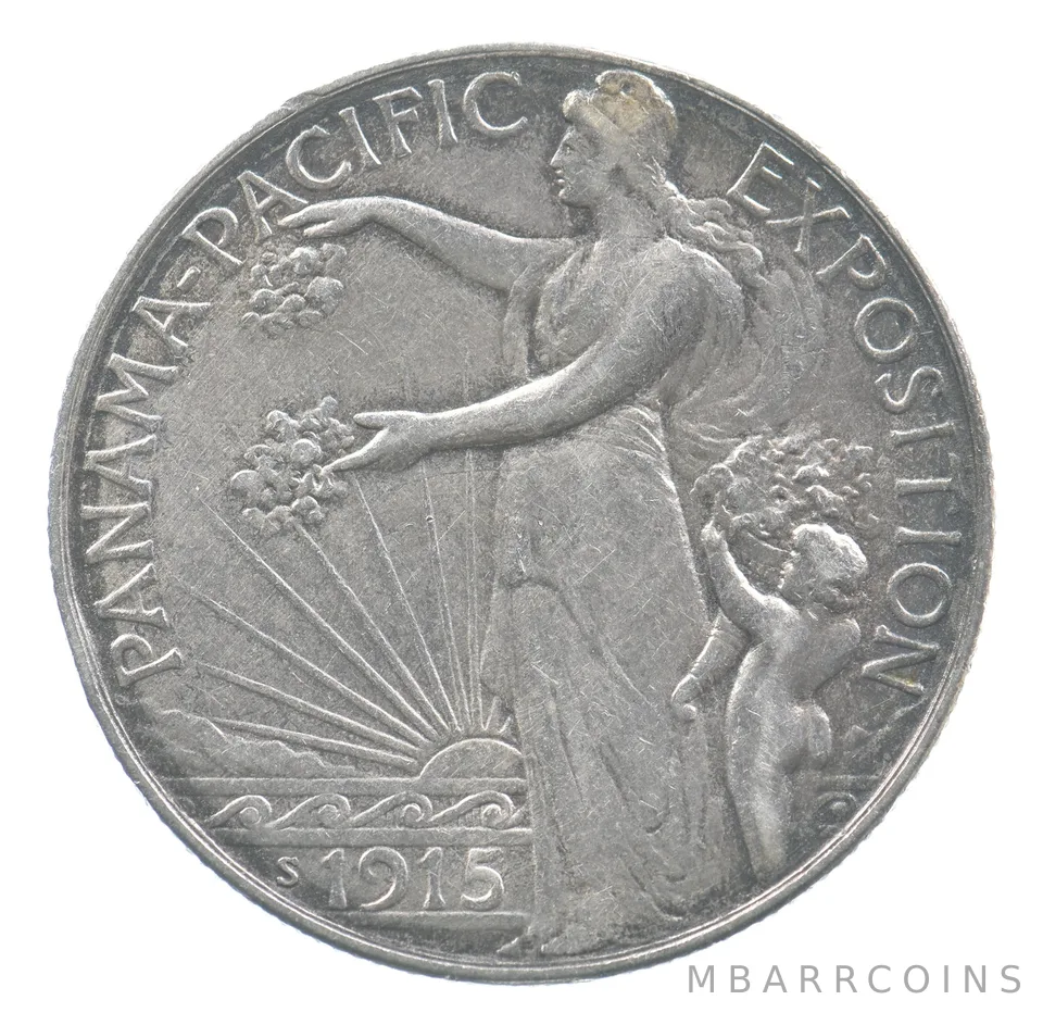 1915 Panama Pacific Exposition Commemorative Half Dollar a9434