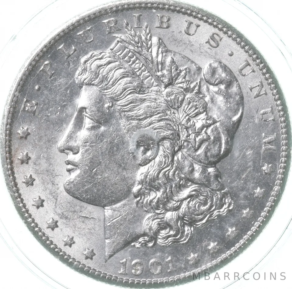 1901-S Morgan Silver Dollar a5346