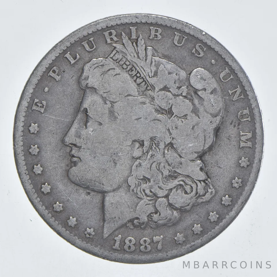 Early - 1887-O Morgan Silver Dollar - 90% US Coin *767