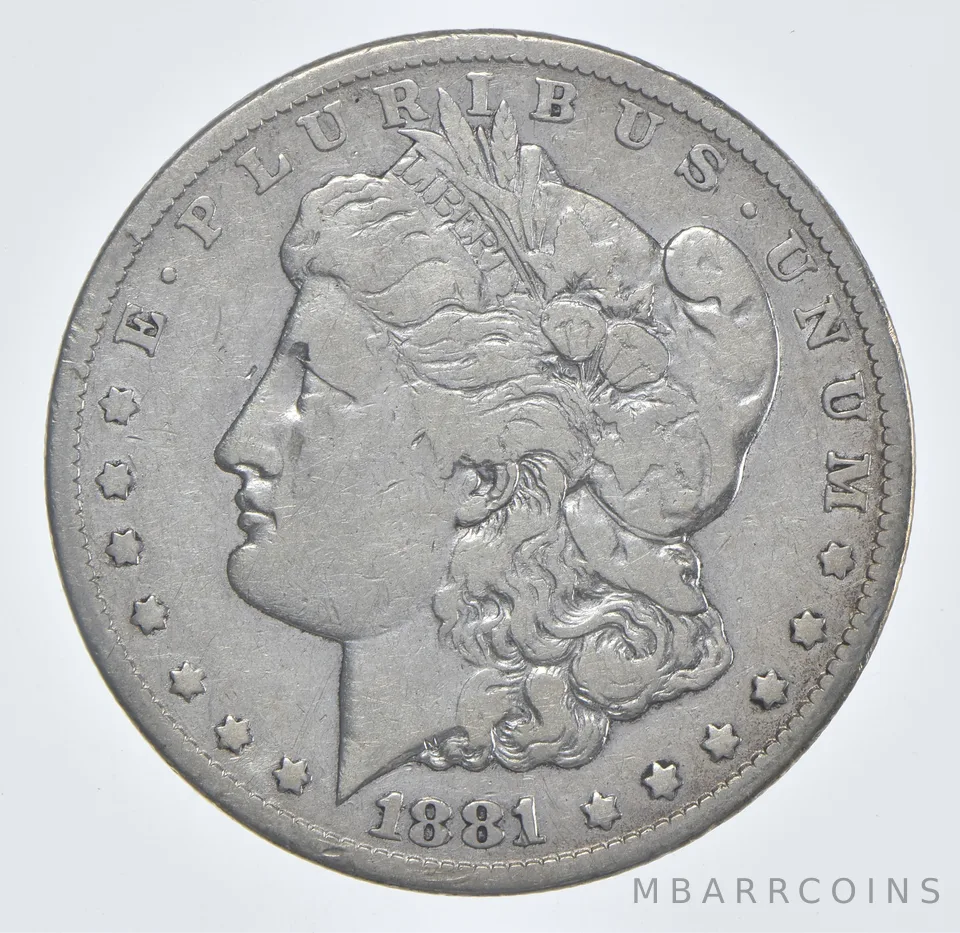 1881-CC Morgan Silver Dollar *1051