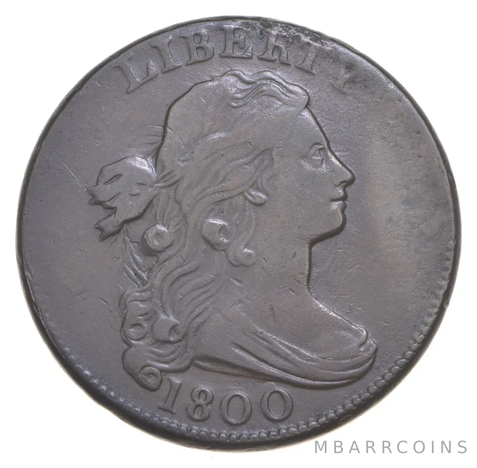 1800 Draped Bust Large Cent - S.209 *5583
