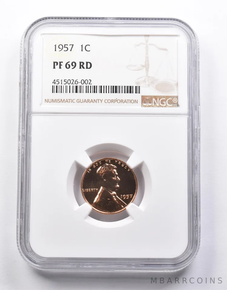 PF69 1957 Lincoln Memorial Cent NGC *6791