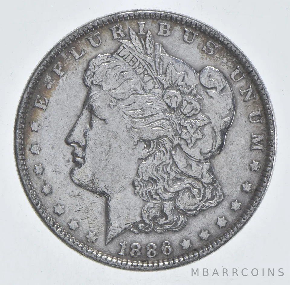 Better 1886 Morgan Silver Dollar - 90% US Coin - Nice Coin *446