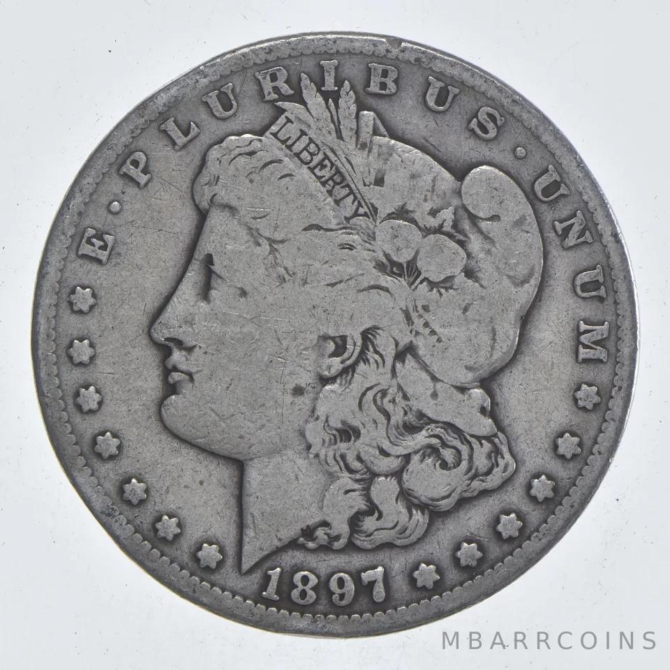 Early - 1897-S Morgan Silver Dollar - 90% US Coin *867