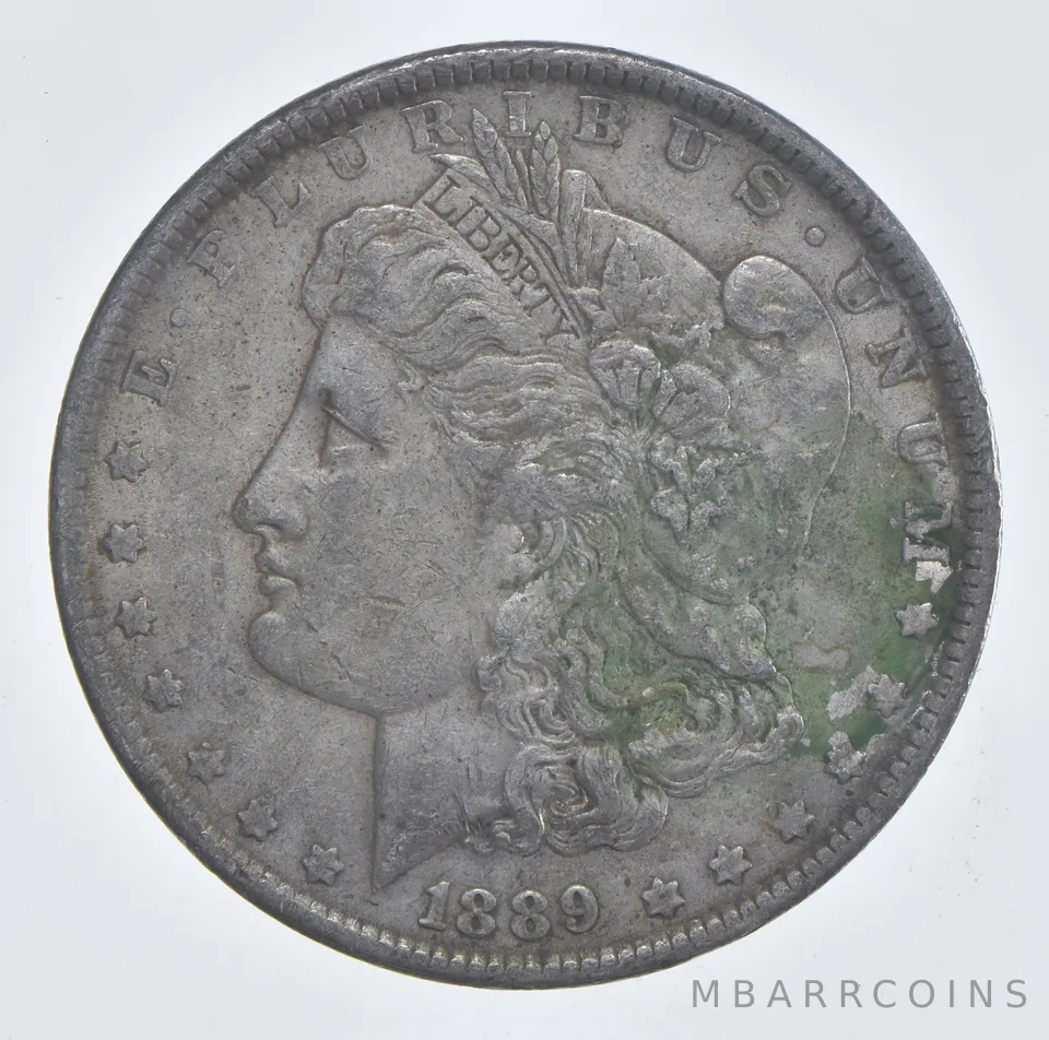 1889 Morgan Silver Dollar Estate Coin Collection *252