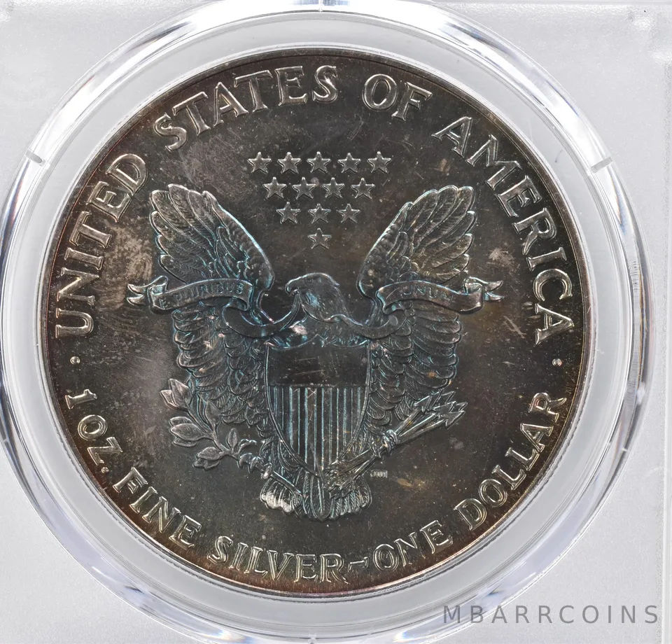 1988 American Silver Eagle MS68 PCGS Beautiful Tone *1239