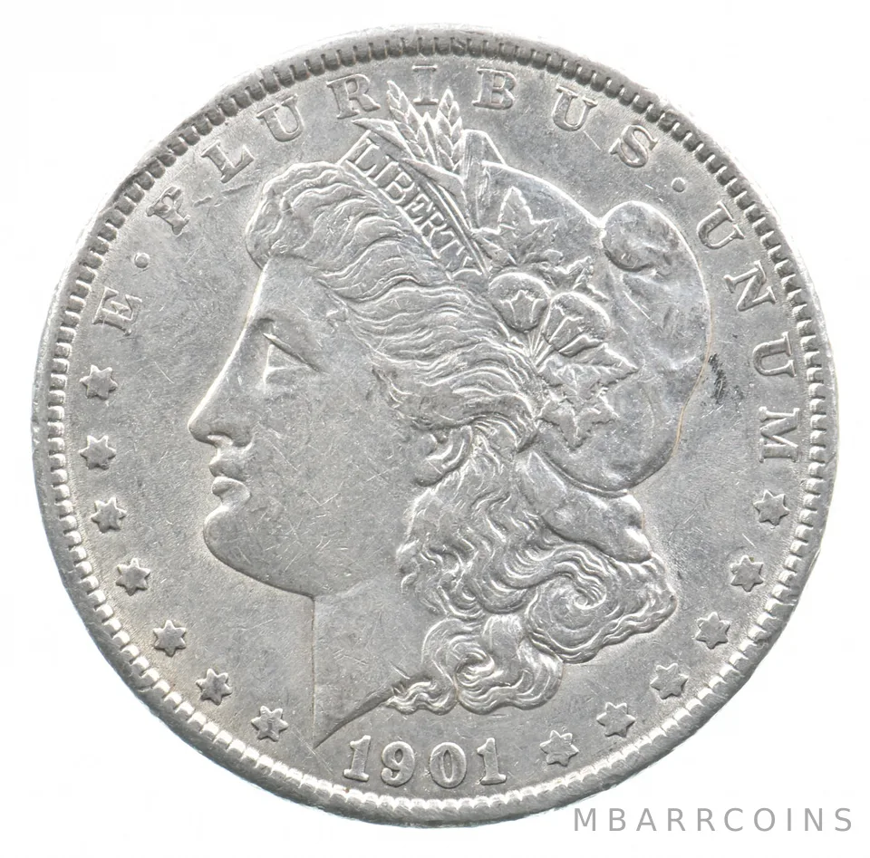 1901 Morgan Silver Dollar *7580