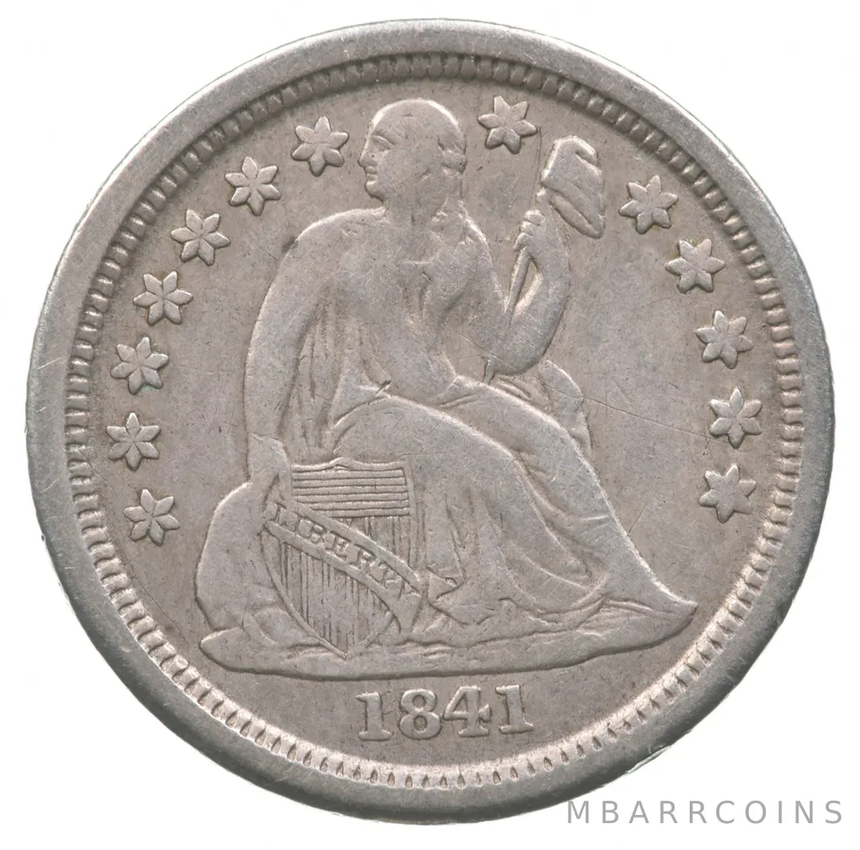 1841-O Seated Liberty Dime *7048