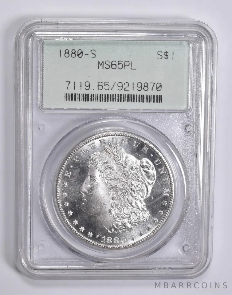 MS65 PL 1880-S Morgan Silver Dollar PCGS OGH Upgrade? *0507