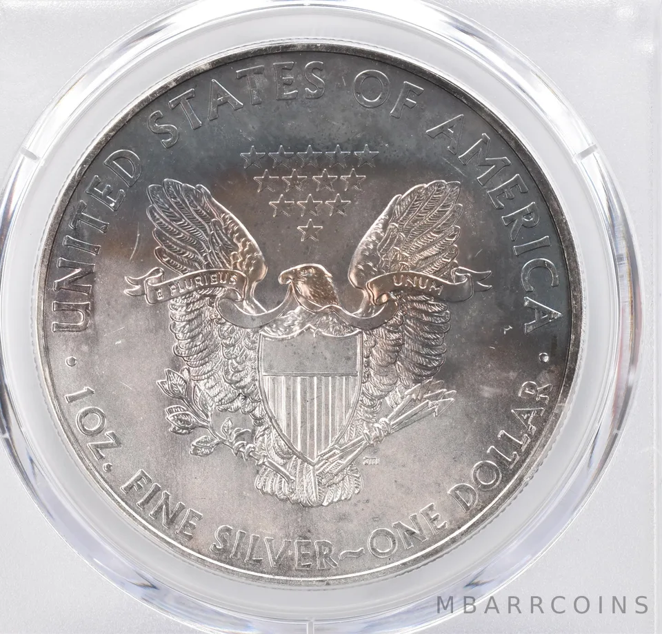 2011 American Silver Eagle MS68 PCGS Beautiful Tone *1147