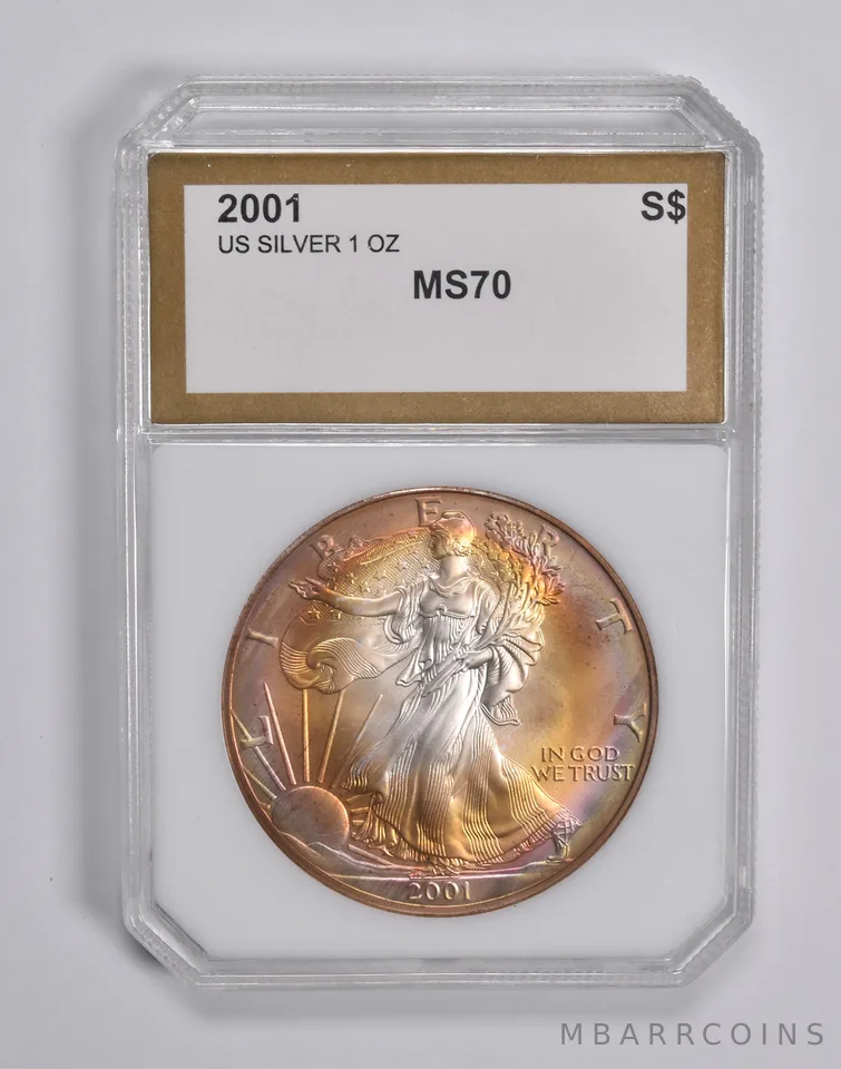 2001 American Silver Eagle a6648