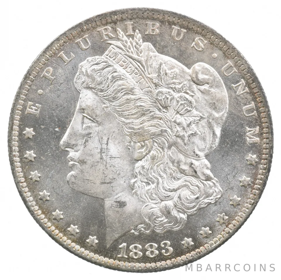 1883-O Morgan Silver Dollar Great Contrast a4531