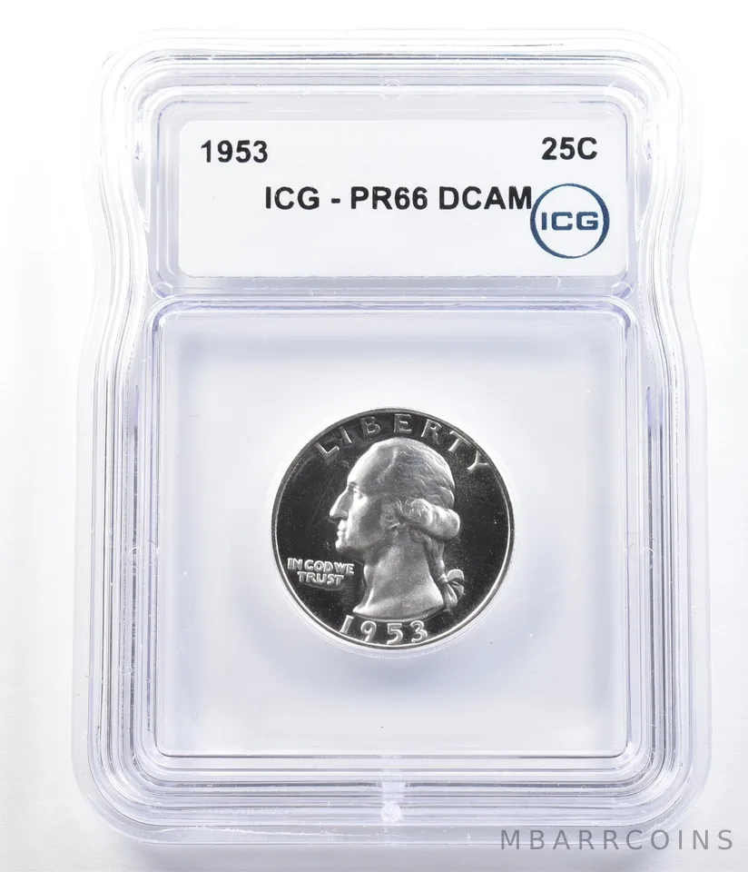 1953 Washington Quarter PR66 DCAM ICG *6281