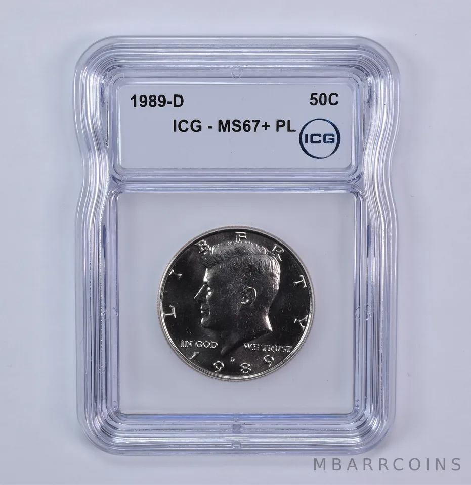 1989-D Kennedy Half Dollar MS67+ PL ICG