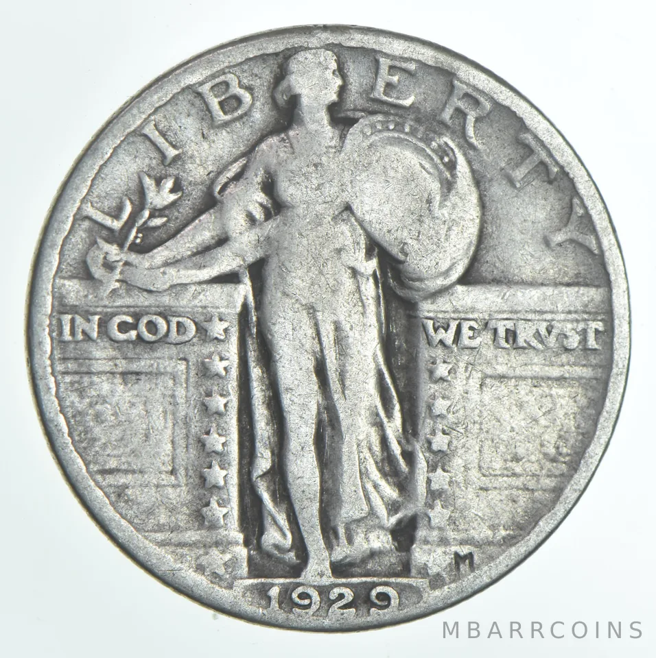 1929 (P) Standing Liberty Quarter AC Average Circ (1 coin)