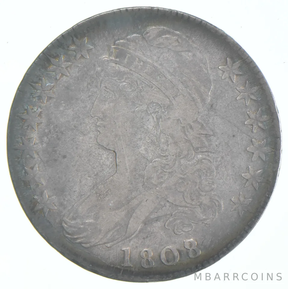 1808/7 Capped Bust Half Dollar - O.101 *1168