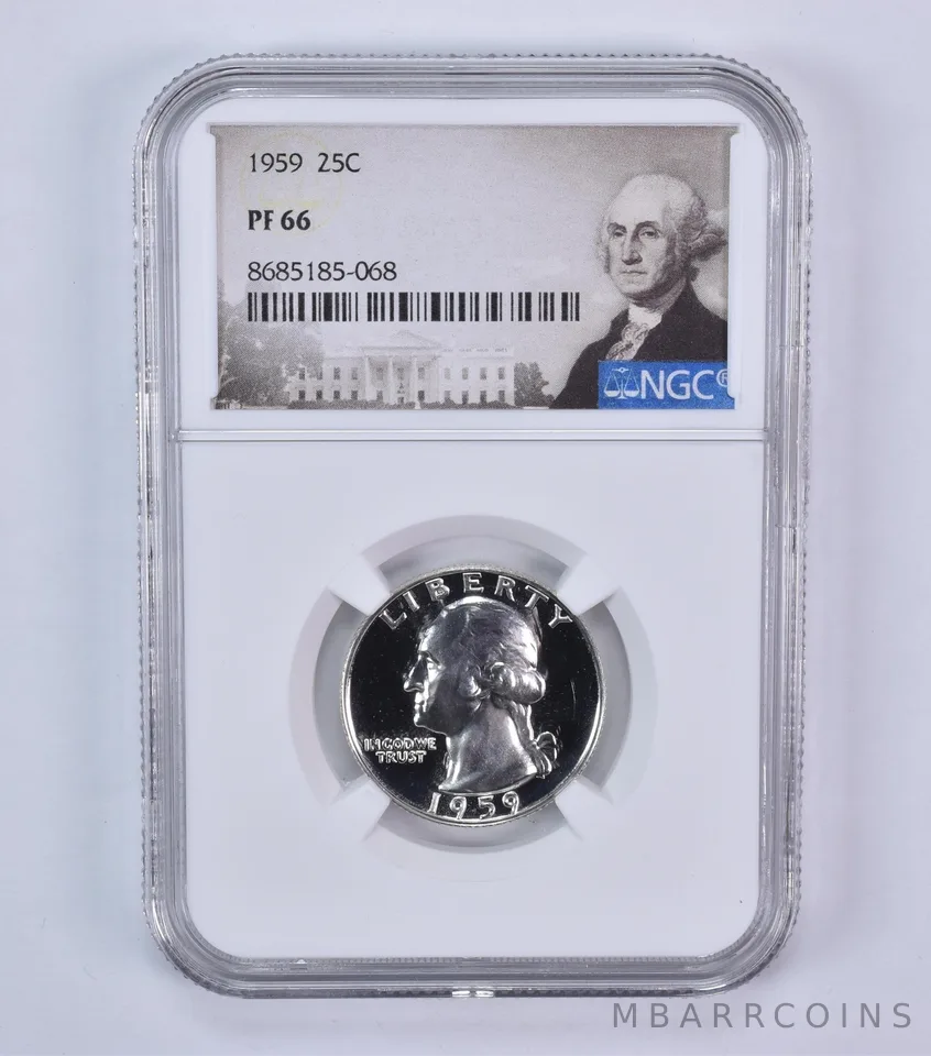 1959 Washington Quarter PF66 NGC Special Label