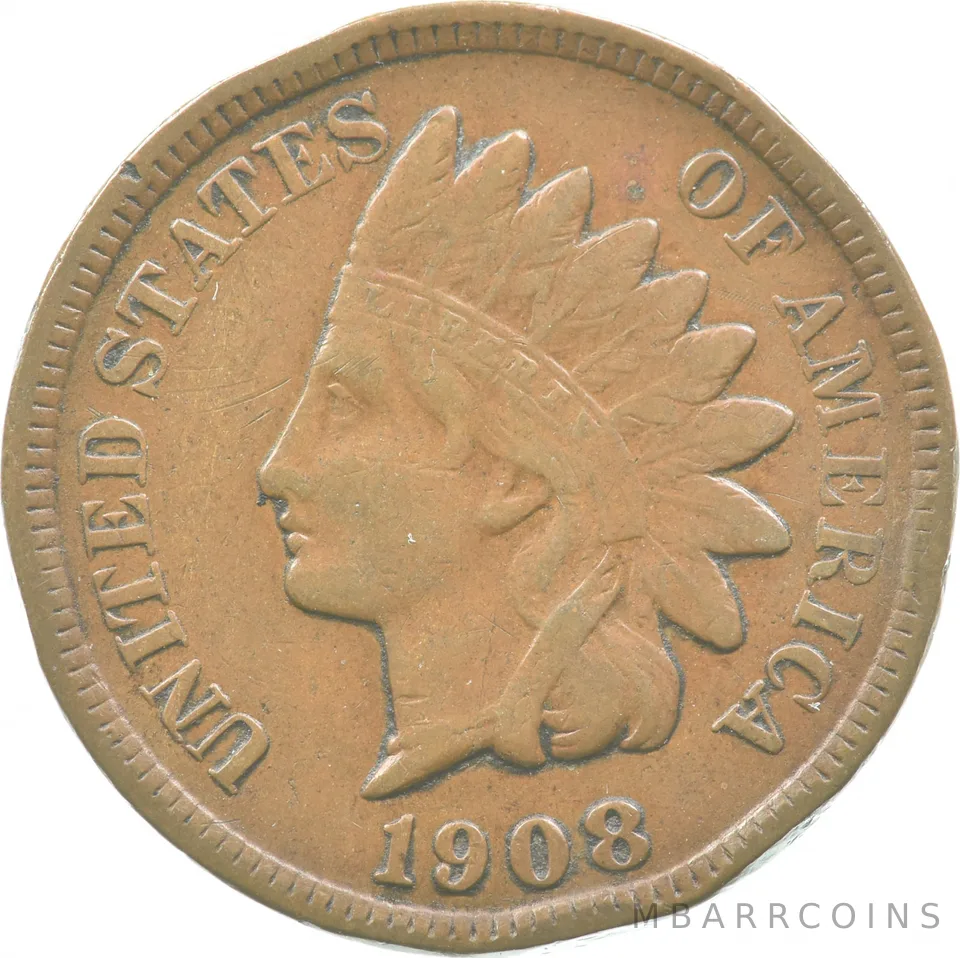 1908-S Indian Head Cent *8981