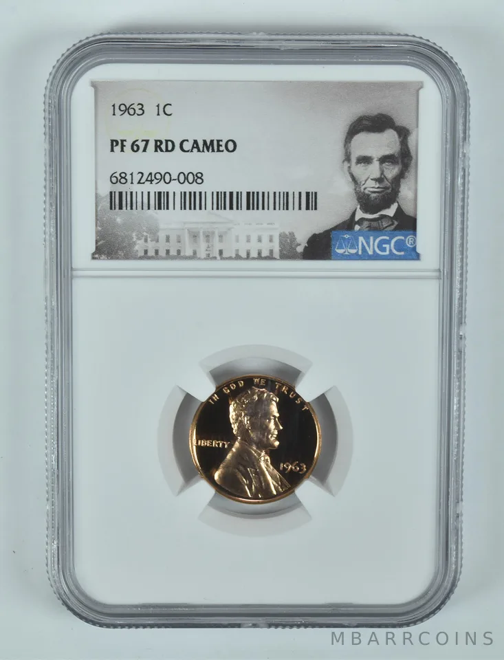1963 Lincoln Memorial Cent PF67 CAM NGC Special Label