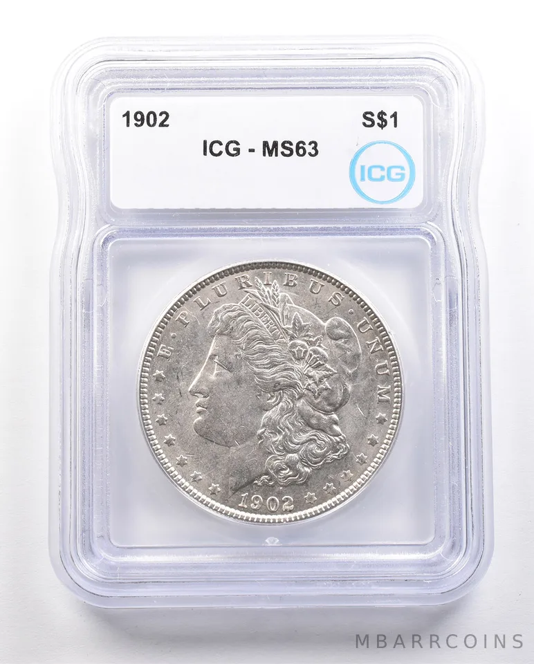 1902 Morgan Silver Dollar MS63 ICG *3422