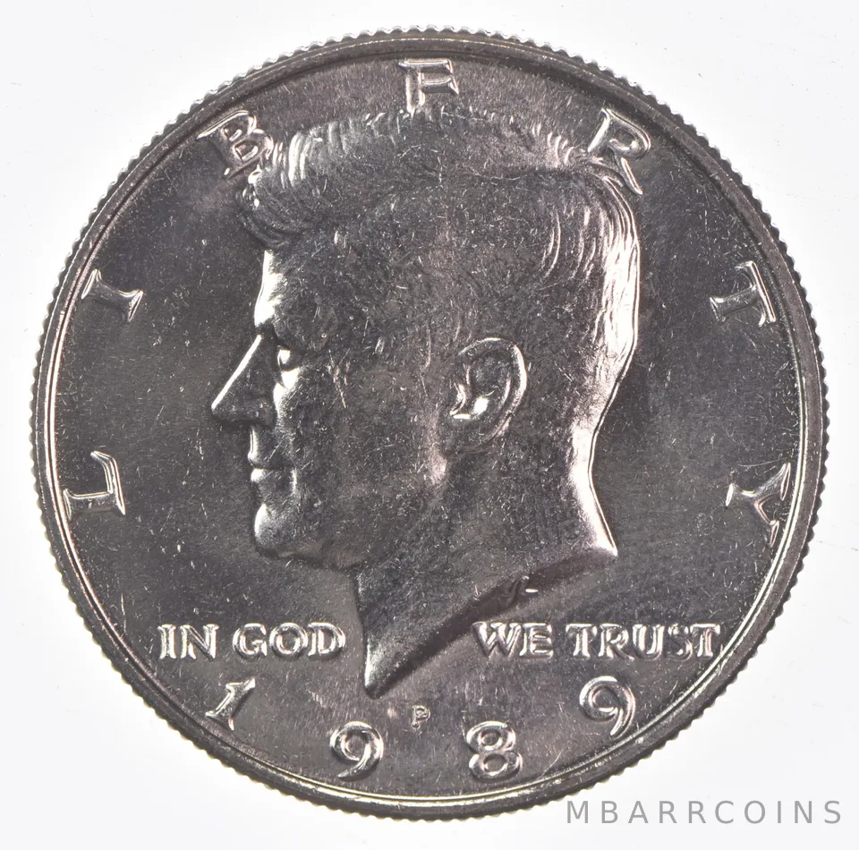 1989-P Kennedy Half Dollar Clad Unc