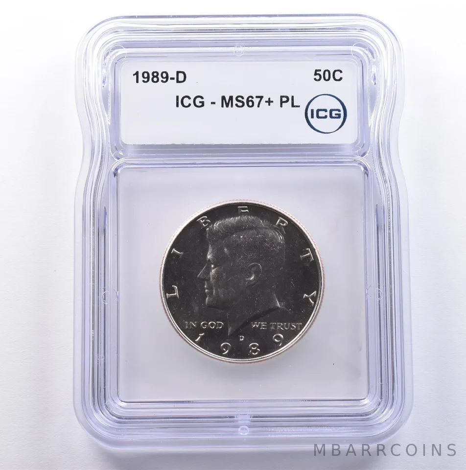 1989-D Kennedy Half Dollar MS67+ PL ICG *9118