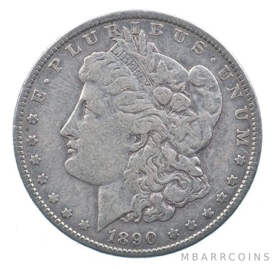 Early - 1890 Morgan Silver Dollar - 90% US Coin *021