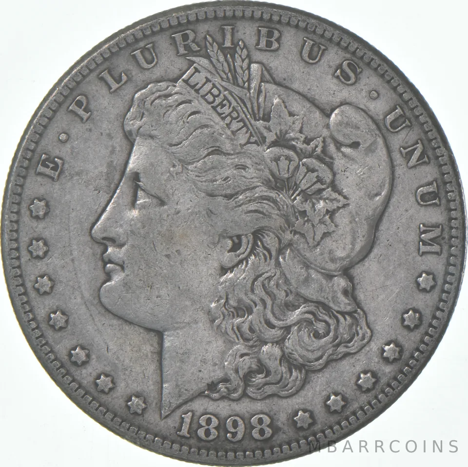 XF 1898-S Morgan Silver Dollar (1 coin)
