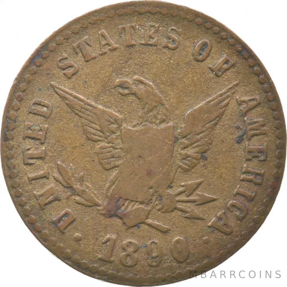 1890 United States Of America Token *7650