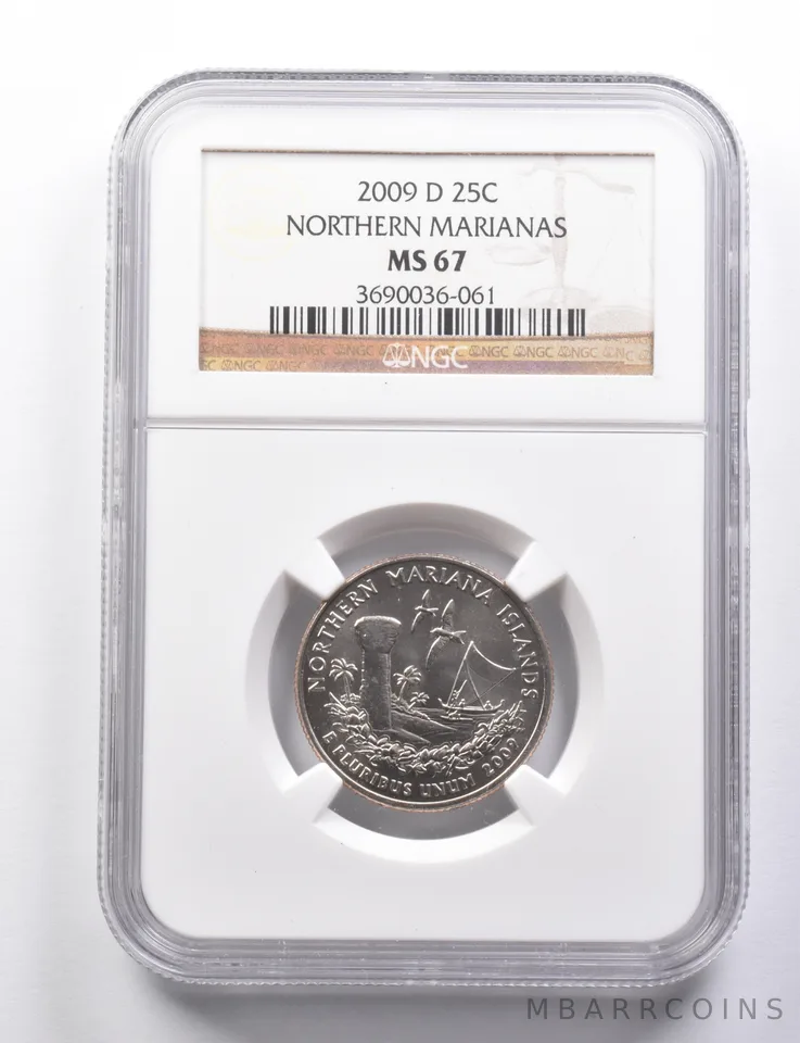 MS67 2009-D Washington Quarter Northern Marianas NGC *5784