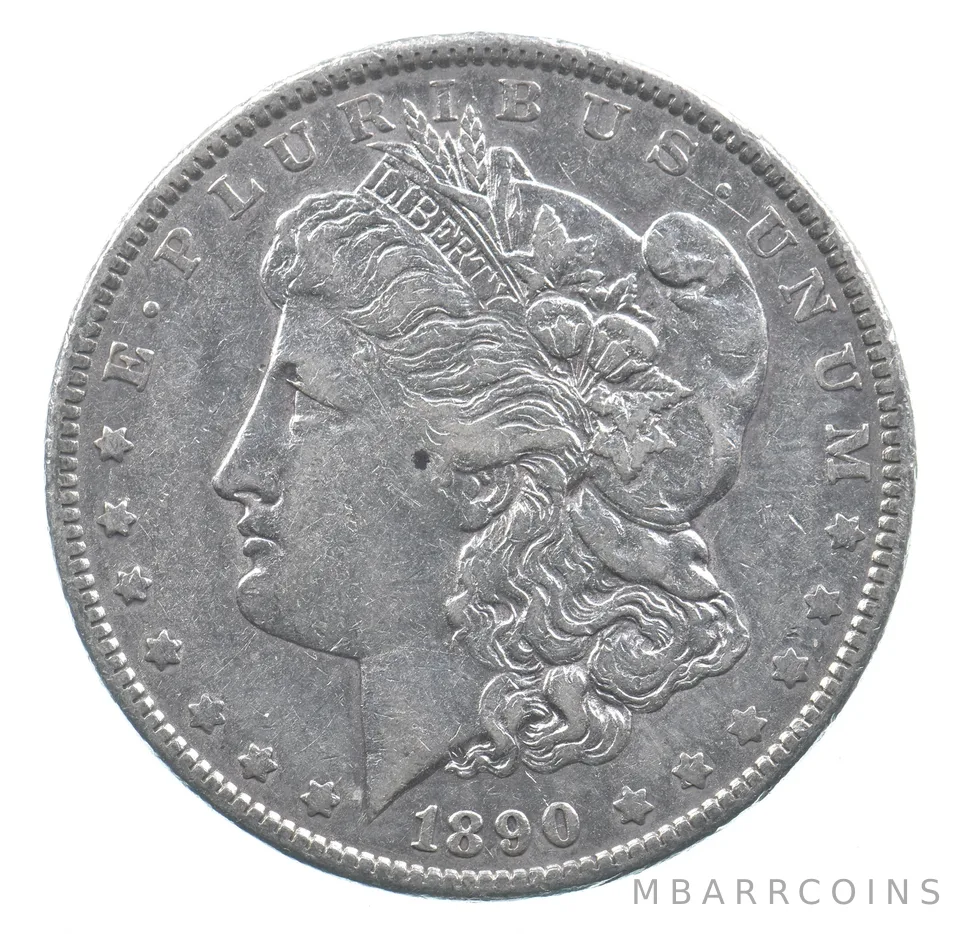 Better 1890 Morgan Silver Dollar - 90% US Coin - Nice Coin *658