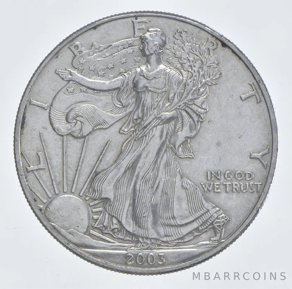 Better Date 2003 American Silver Eagle 1 Troy Oz .999 Fine Silver *416