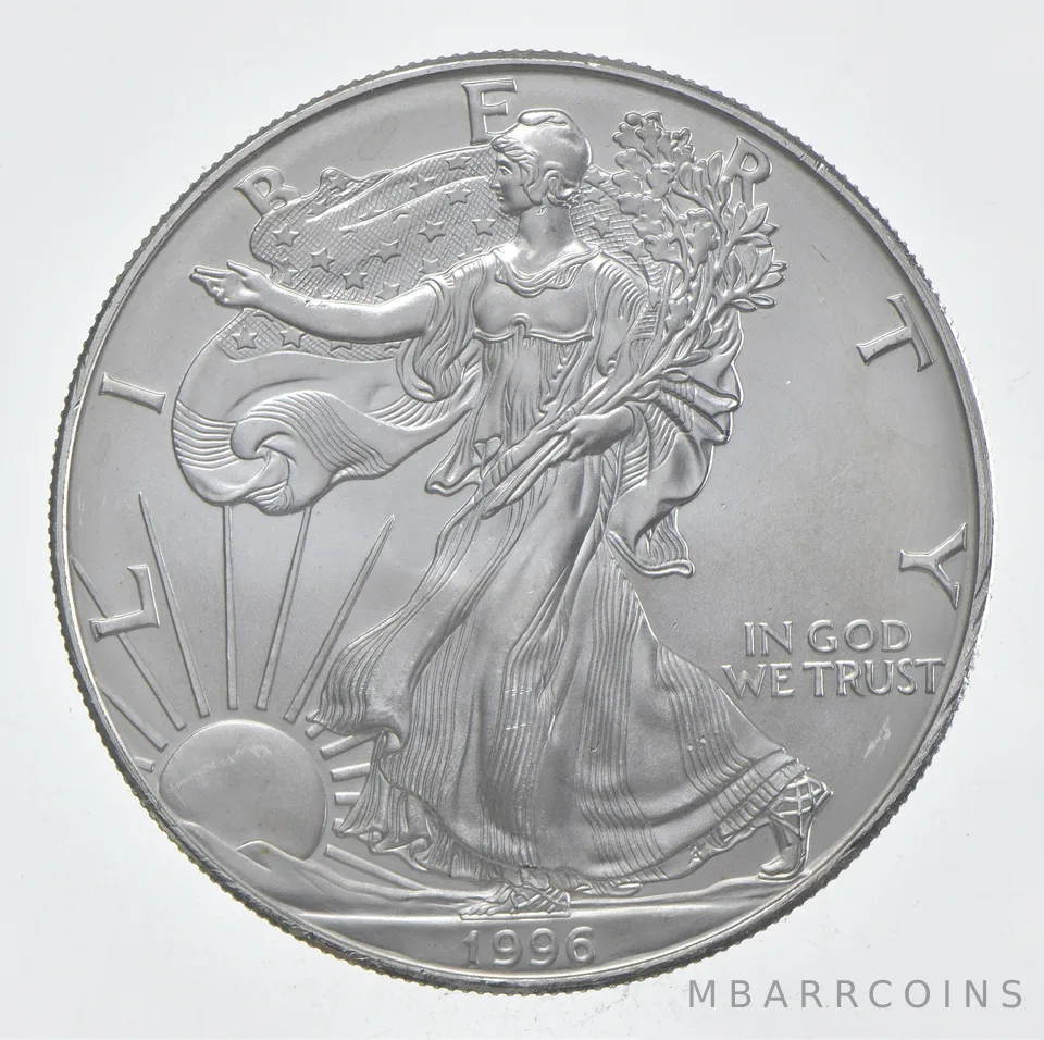 Rarest 1996 American Silver Eagle - Key Date - Rare LOW MINTAGE *360