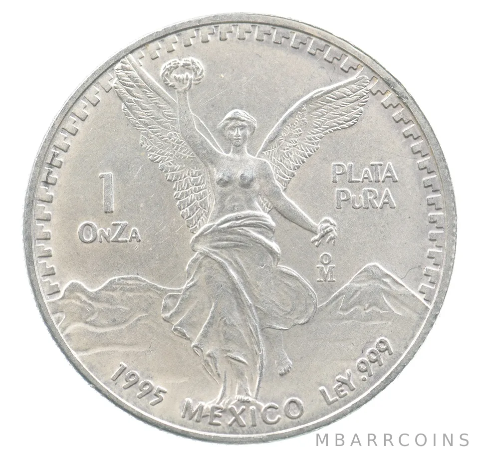1995 Mo Mexico 1 Onza Silver Libertad *6686