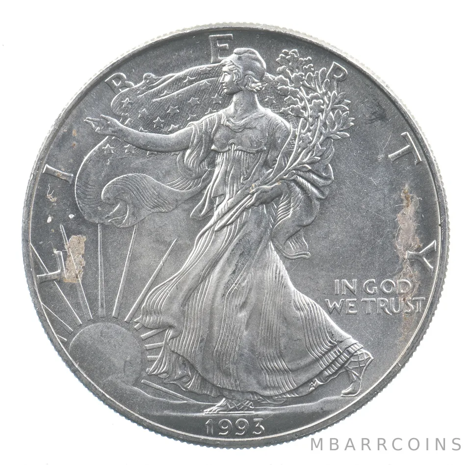 Better Date 1993 American Silver Eagle 1 Troy Oz .999 Fine Silver *791