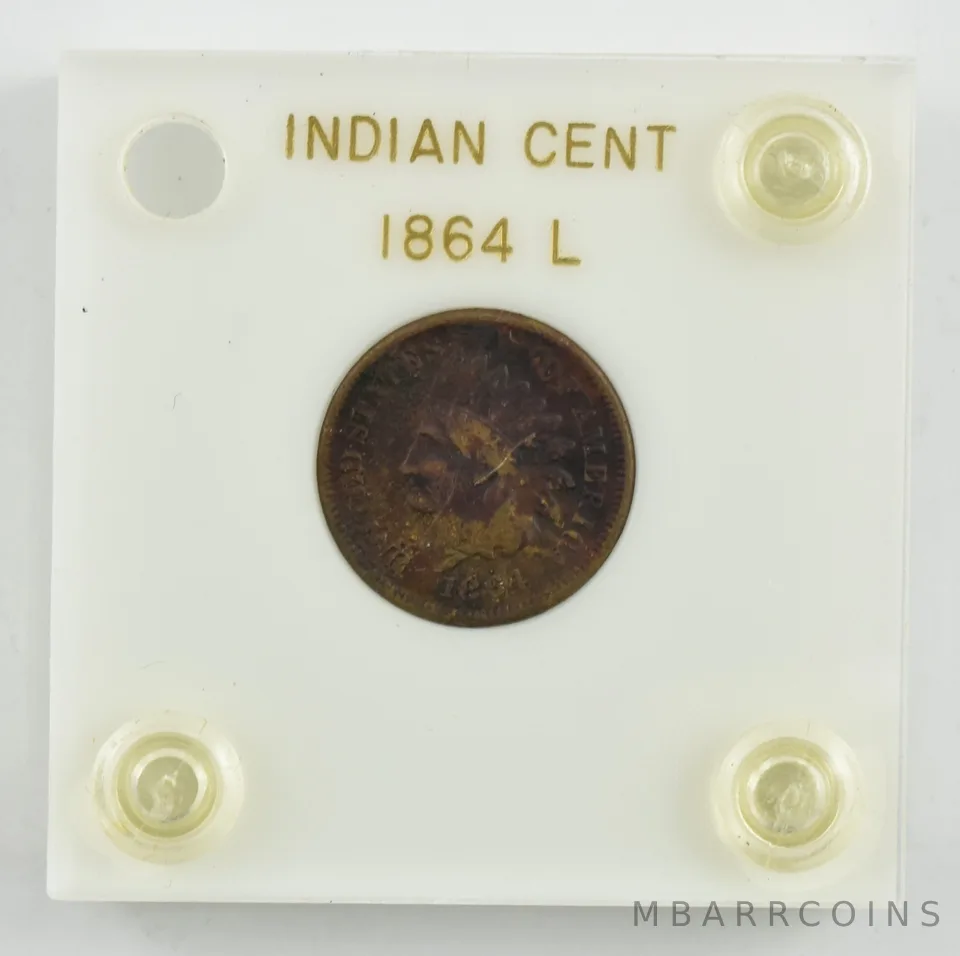 1864-L Indian Head Cent *4105