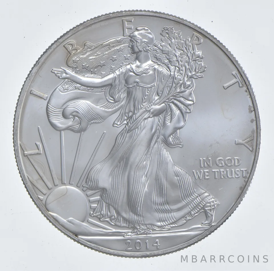 Better Date 2014 American Silver Eagle 1 Troy Oz .999 Fine Silver *434