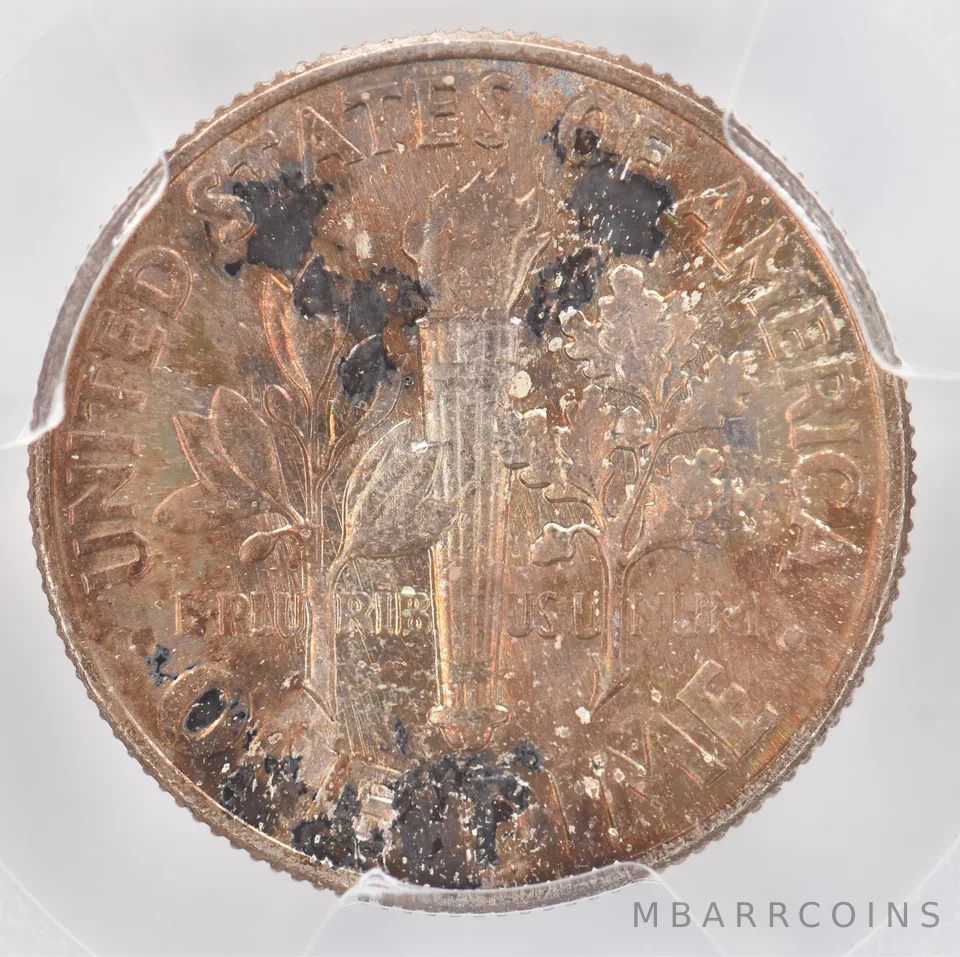 1964 Roosevelt Dime MS65 PCGS Beautiful Tone *0916