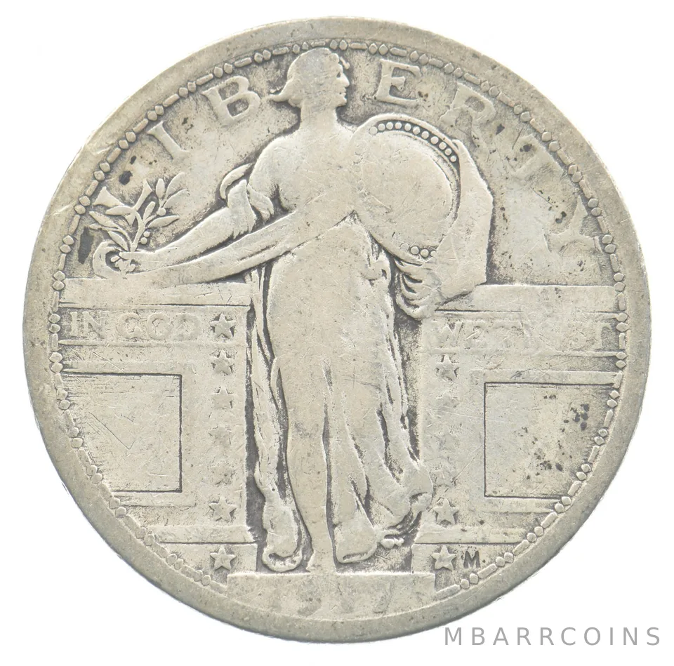 1917 Standing Liberty Quarter Type 1 *4751