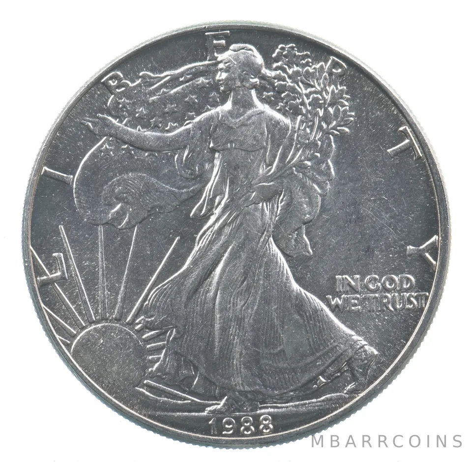 Better Date 1988 American Silver Eagle 1 Troy Oz .999 Fine Silver *832