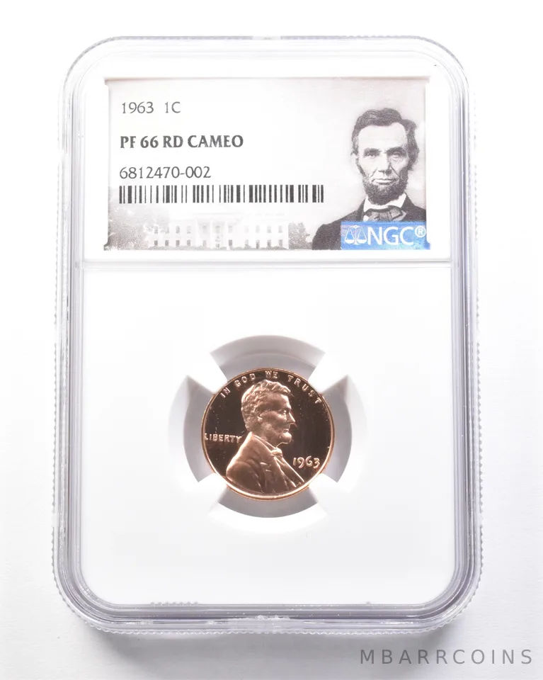 1963 Lincoln Memorial Cent PF66 RD Cameo NGC *7806
