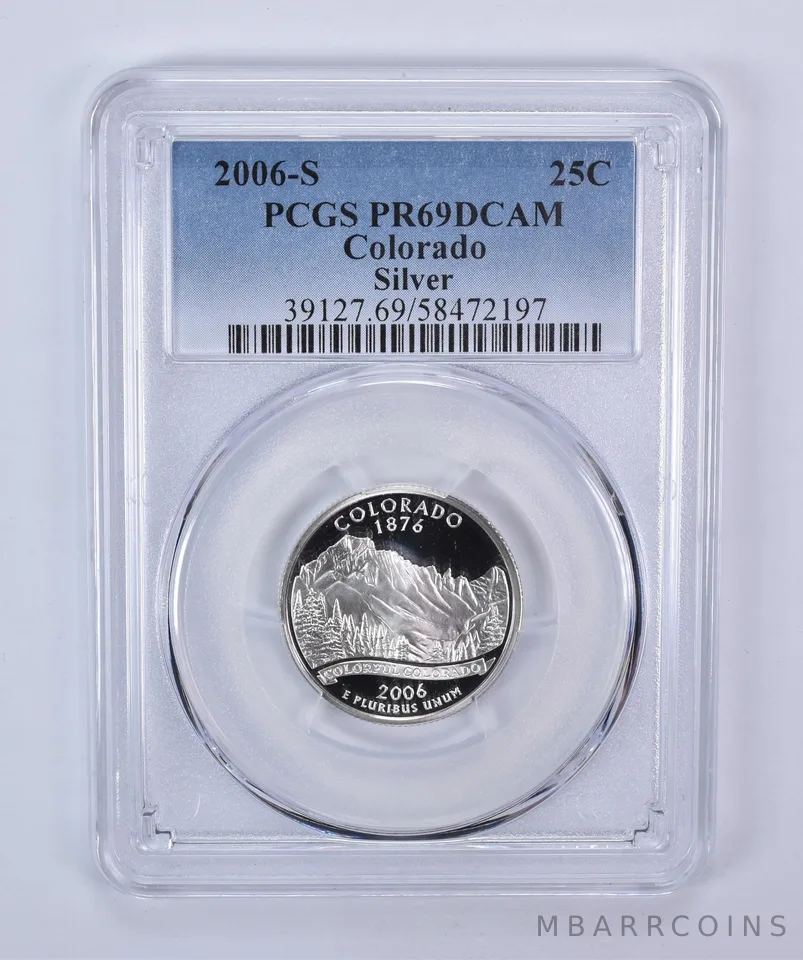2006-S Washington State Quarter Silver Colorado PR69 DCAM PCGS